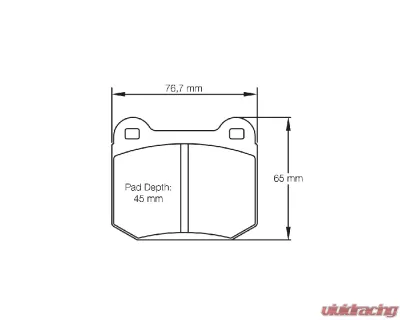 Pagid Racing RS 14 Brake Pads 15.0mm Hyundai | KTM | Mitsubishi | Nissan | Peugeot | Subaru - 1587 14
